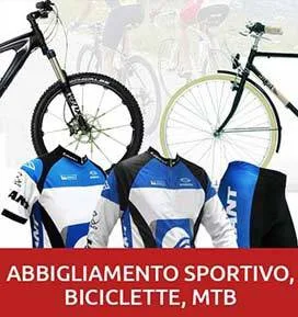 Stocchista biciclette abbigliamento sportivo